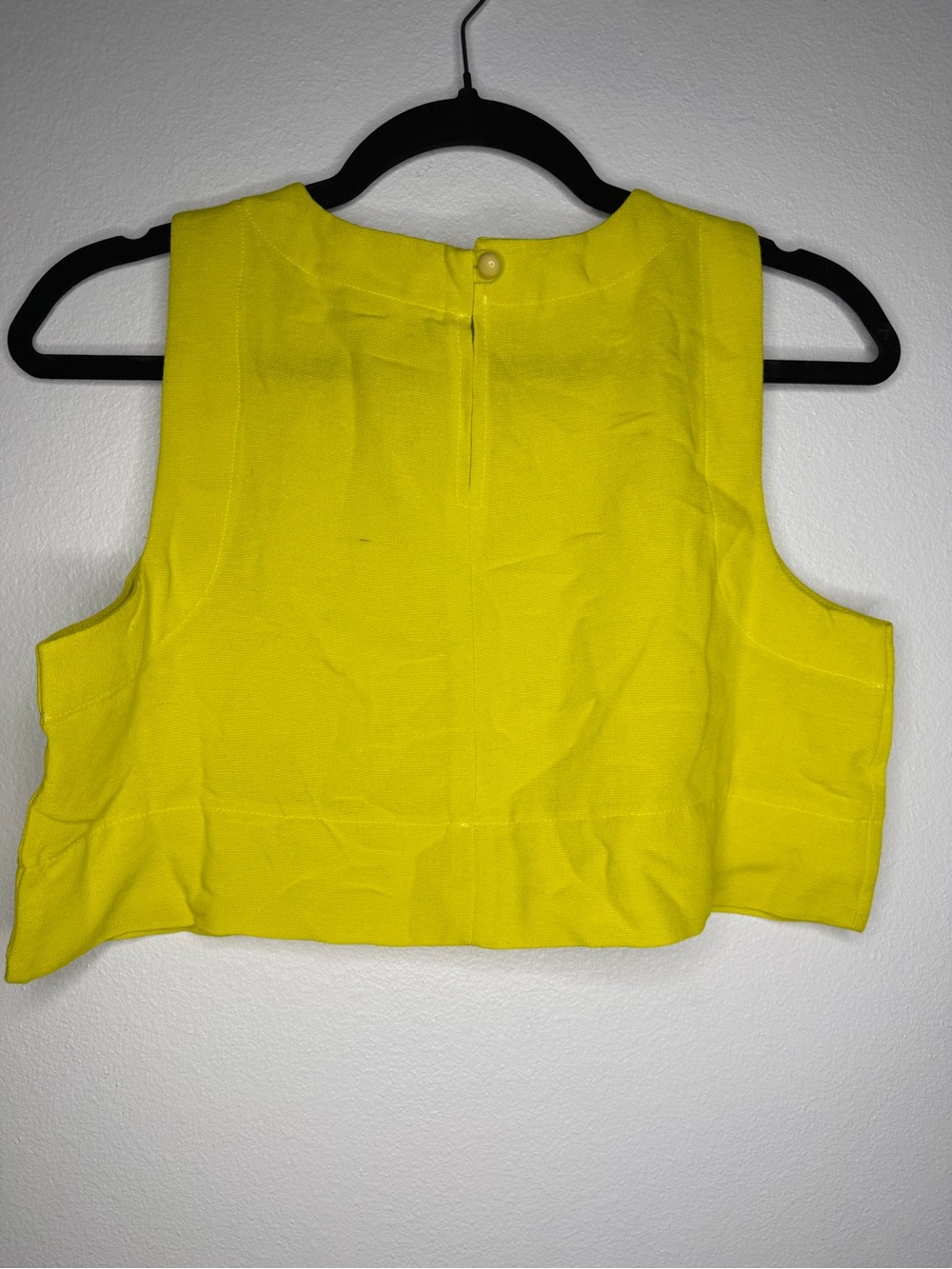 High-Waist Wide-Leg Crop Top Set in Lime - Picture 7 of 13